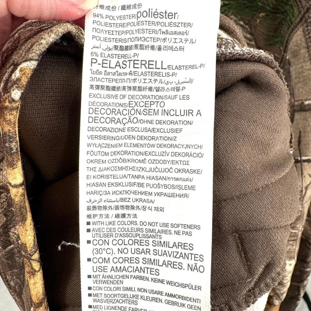 Under Armour Realtree Xtra Camo Threadborne Hunting Quarter Zip Size SM